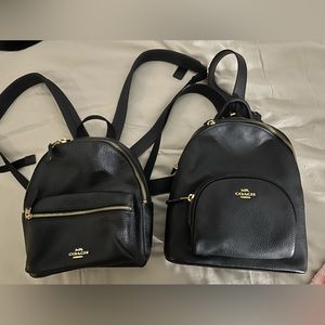 Mini Charlie back pack in black for $50. Medium size asking price$ 80